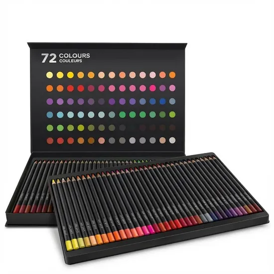 72 Wood-Free Professional Colored Pencils